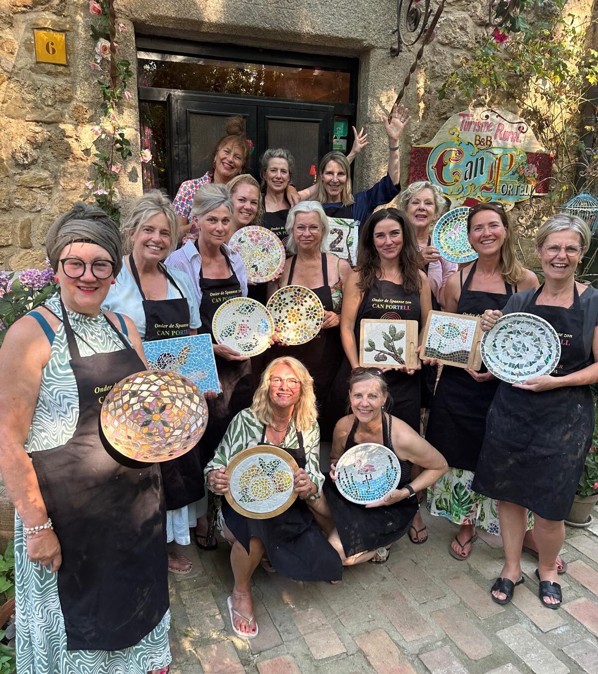 Creatieve workshop in Spanje bij Girona