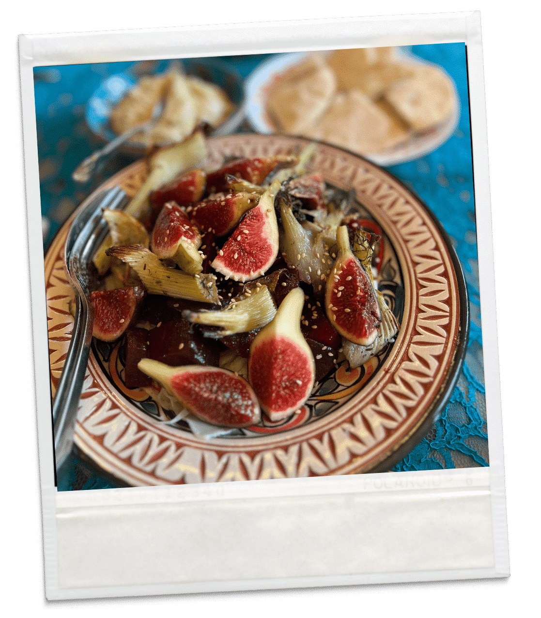 Vers bereid mediterraan gerecht bij Bed & Breakfast Can Portell