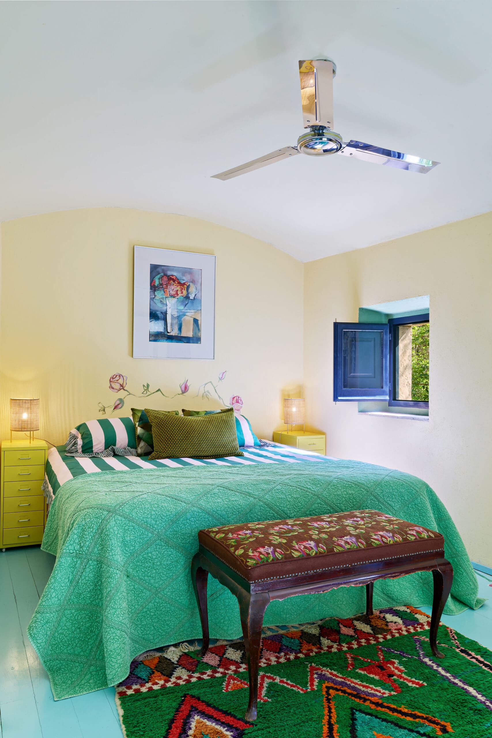 Romantische kamer Het Groen Genoegen in B&B Can Portell