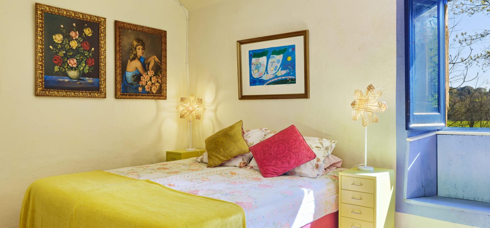 Knusse kamer De Heilige Maagd in B&B Can Portell bij Girona