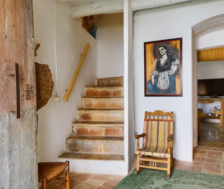 Entree van vakantiehuis Mas Ferrer Petit in Spanje