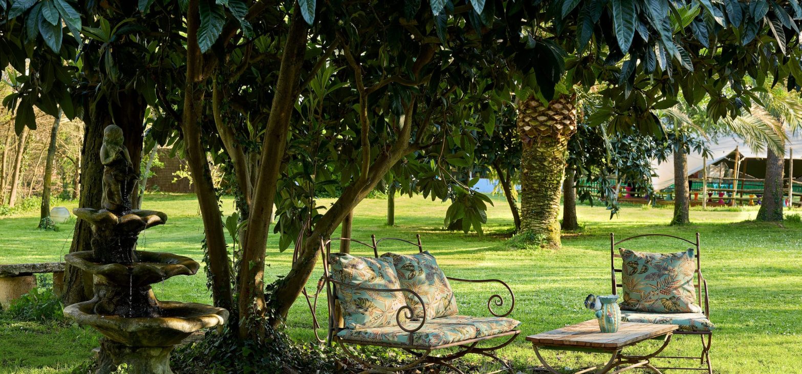 Tuin Can Portell B&B Spanje