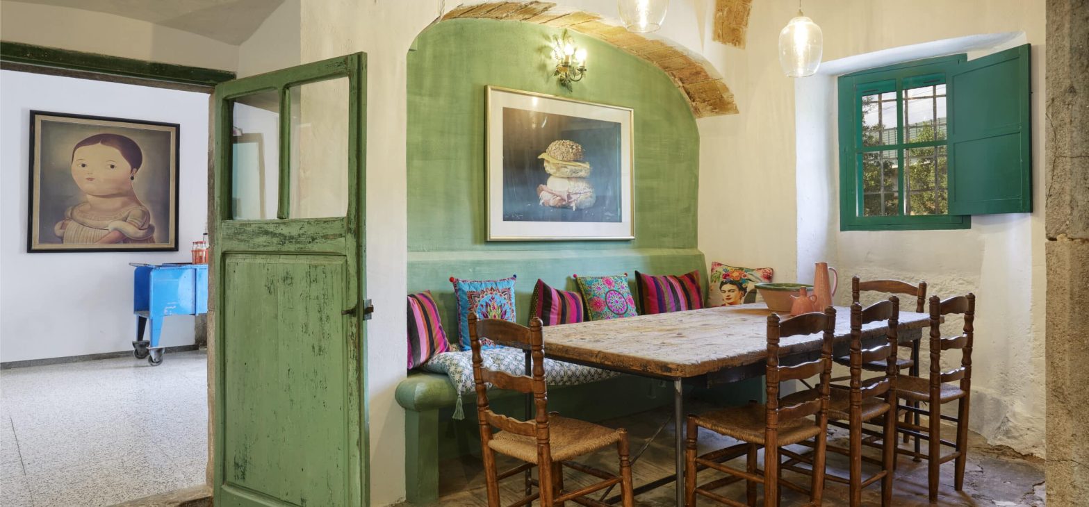 Keuken Mas Ferrer B&B in Spanje
