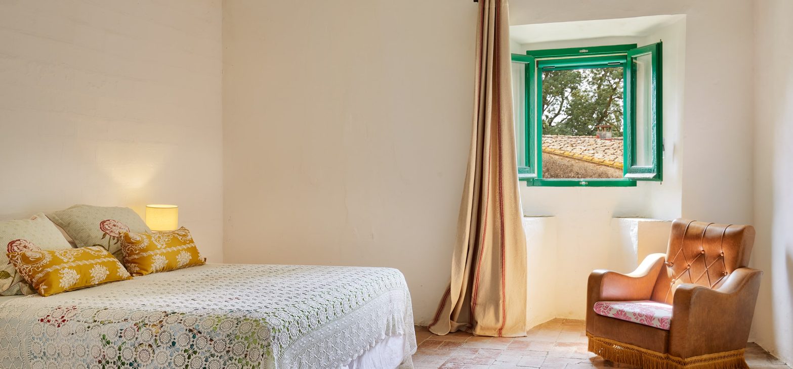 Lichte kamer I in B&B Mas Ferrer in Spanje
